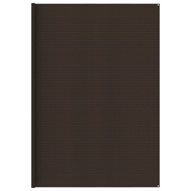 Tepih za šator, 400 x 500 cm, smeđi