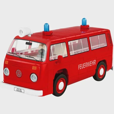 COBI Volkswagen T2b vatrogasno vozilo, 1:35, crvena 