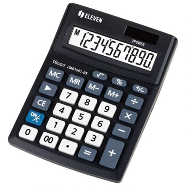 ELEVEN Kalkulator CMB-1001 BK, komercijalni, crni