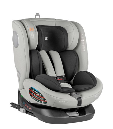 KIKKA BOO Autosjedalica iMoove iSIZE 40-150 cm Svijetlo siva
