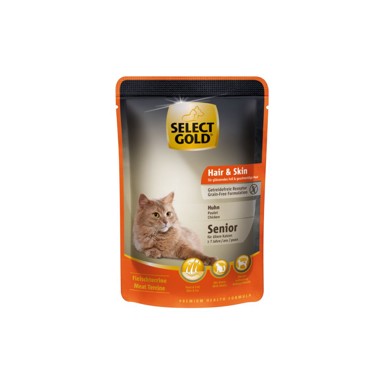 SELECT GOLD Cat Senior Hair&skin 85 g