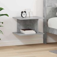 Noćni ormarić 40x30x25 cm od konstruiranog drva, betonski sivi