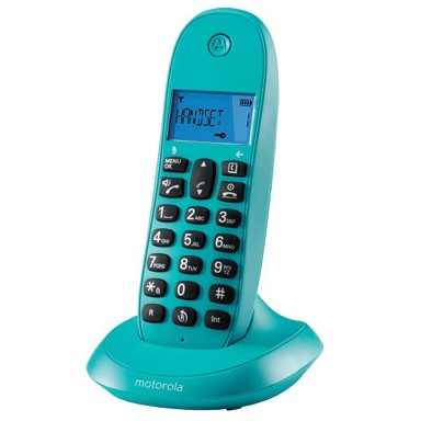 MOTOROLA Fiksni telefon Dect C1001LB+, tirkizni
