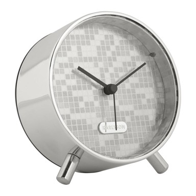 KARLSSON Budilica Bling Bling ø 11 cm, prirodna