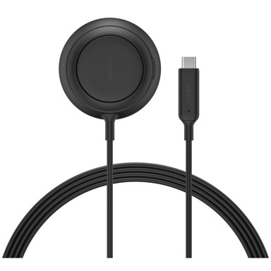 BELKIN Bežični punjač UltraCharge Qi2 25W s mrežnim adapterom WIA014kqBK, crna