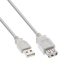 INLINE USB kabel 34618X, 1,8 m, bež