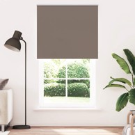 Rolo zavjesa za zamračivanje, 125 x 230 cm, širina tkanine 121,6 cm, poliester, boja kave