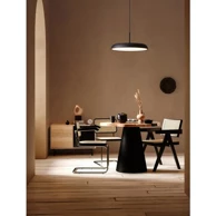 NOVA LUCE Visilica Linus NL9005660, LED 40 W, 2700–4000 K, 2541 lm, IP20, dimabilna, crna