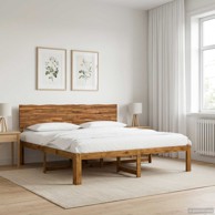ROSTOCK Krevetni okvir s uzglavljem 200 x 200 cm, prirodni