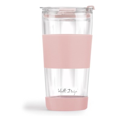 VIALLI Termo šalica Fuori 600 ml, ružičasta