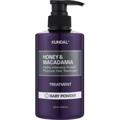 KUNDAL Regenerator za kosu Honey & Macadamia Baby Powder Treatment 500 ml