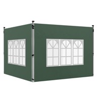 HOMESTAR Set bočnih panela za paviljon 2 kom 295 x 195 cm, zeleni