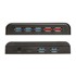 AKASA USB hub Connect 7 EX - USB 3.0 Hub s 2 porta za brzo punjenje AK-HB-11BK