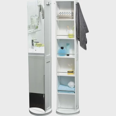 TENDANCE Kupaonski ormarić s ogledalom Mdf, bijeli