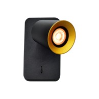 LED zidna svjetiljka Elli, GU10, IP20, crna