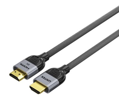 UNITEK Kabel HDMI, verzija 2.1, LUX pleteni najlon, duljina 1,5 m