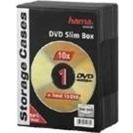 HAMA DVD Slim Box 10, 1 disk, crna