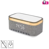 HOME Sat sa alarmom, FM radio, Bluetooth, LED zaslon - LTCR06 63011