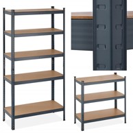 Metalna polica, 875 kg, 180x90x40 cm, MDF