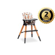 LIONELO Dječja hranilica Mona, cvjetići, prirodno drvo bukve