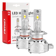 AMIO X2 Series LED Headlight žarulje, H7, do 395% više svjetla, 6500K, bijela