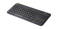 LOGITECH Tipkovnica Wireless Touch Keyboard K400 Plus, bežična, crna