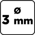 GRAPHITE Bušilica za beton 3x60 mm