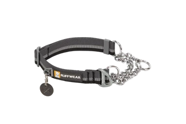 RUFFWEAR Ogrlica Chain Reaction, Basalt Gray, 28-36 cm