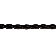 Dekorativni kabel VK/00E30041, 3x0.75 mm, crni