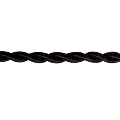 Dekorativni kabel VK/00E30041, 3x0.75 mm, crni