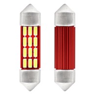 AMIO LED žarulje CANBUS Festoon C5W 36mm 12SMD 4014 bijele 12V/24V
