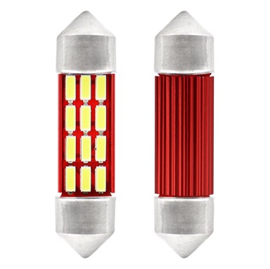 AMIO LED žarulje CANBUS Festoon C5W 36mm 12SMD 4014 bijele 12V/24V