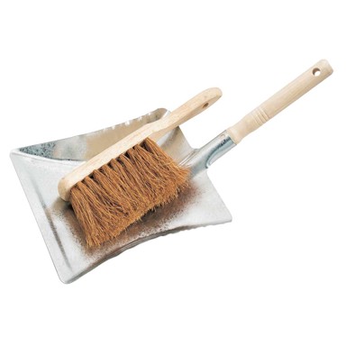 LUX TOOLS Lopatica i metlica set za čišćenje peći