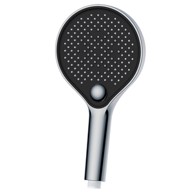 INTER CERAMIC Tuš ručica, 3 funkcije, 13 cm, ABS, krom, crna
