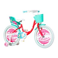 VISITOR Dječji bicikl Princess 20 Roza/Tirkiz Zadnja kočnica
