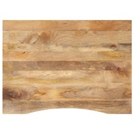 Ploča za radni stol zaobljena 100 × 80 × 2,5 cm, drvo mango