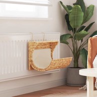 Krevet za mačke od vodenog zumbula s jastukom 37x20x20 cm