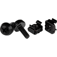 STARTECH Vijci za rack CABSCREWM52B, M5, 100 kom, crni