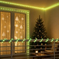 Božićno LED svjetlosno crijevo, 120 LED lampica, 5 m, zeleno