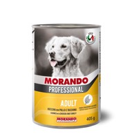MORANDO Professional Adult komadići piletina i puretina 405 g konzerva