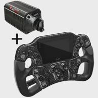 ASETEK SIMSPORTS Formula volan Invicta + The Forte Wheelbase 18 Nm, crna