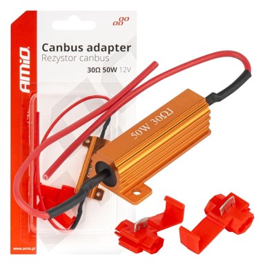 SLOMART CANBUS otpornik za LED žarulje AMIO, 30 Ω, 50W