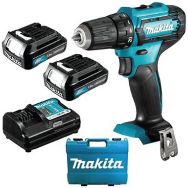 MAKITA Akumulatorska bušilica DF333DWAE, 12V 2.0Ah, 2 baterije, kofer