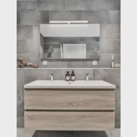 NOVA LUCE Glim kupaonska lampa led 18w/3000k/1922lm/ip44/bijela nl787016