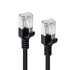 Mrežni spojni kabel, U/FTP, kategorija 6A, tanka izvedba, LSZH, duljina 0,5 m, crna