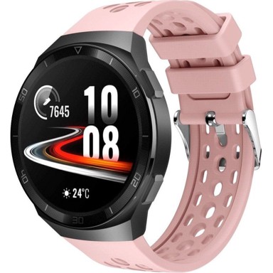 GS Silikonska narukvica za Huawei Watch GT 2e, ružičasta