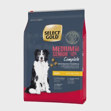 SELECT GOLD Suha hrana za pse Complete Senior Medium, piletina, 12 kg