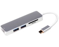 ROLINE Docking stanica 4K HDMI, 2×USB 3.1 Gen 1, 1×SD/MicroSD čitač kartica USB-C