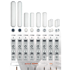 V-PRO Valjak bijela fibra, 23 cm/8 mm, 18 mm, bijela