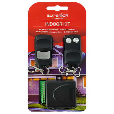 SUPERIOR Set za daljinsko upravljanje, 2 kanala, 2 RC-a, 433 MHz, KIT INDOOR 433